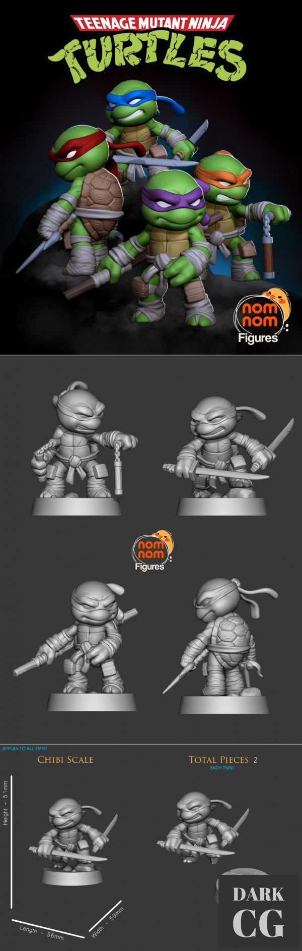 Chibi Ninja Turtles