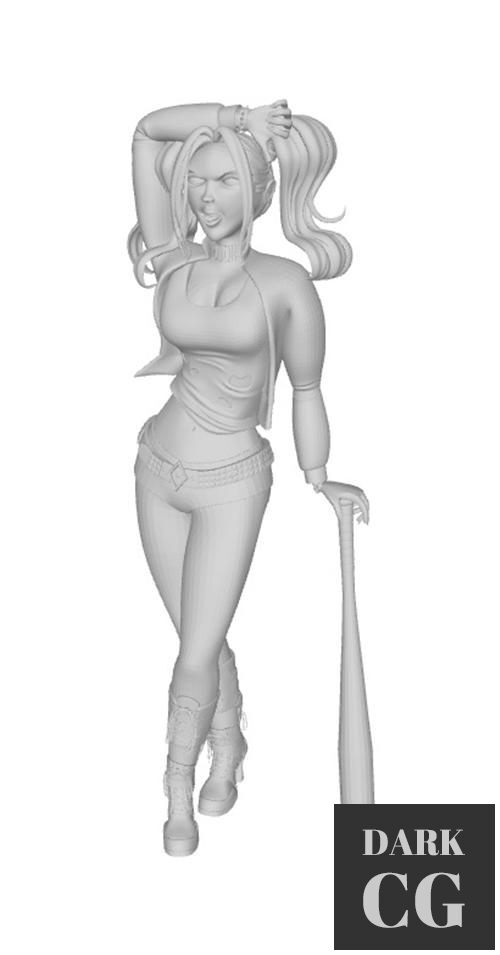 Supervillain Harley Quinn – 3D Print