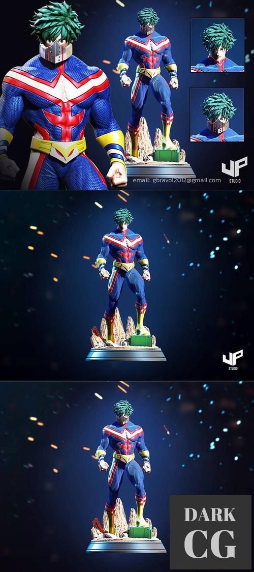 Midoriya Izuku My Hero Academia Fan art – 3D Print