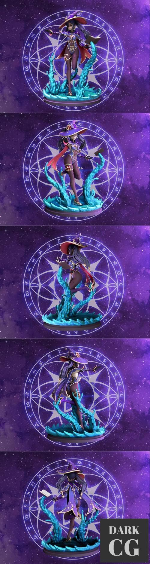 Mona v2 - Genshin Impact – 3D Print