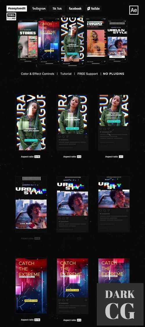 Glitch Instagram Stories 37991982