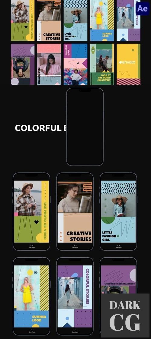Colorful Bright Stories for After Effects 37982561