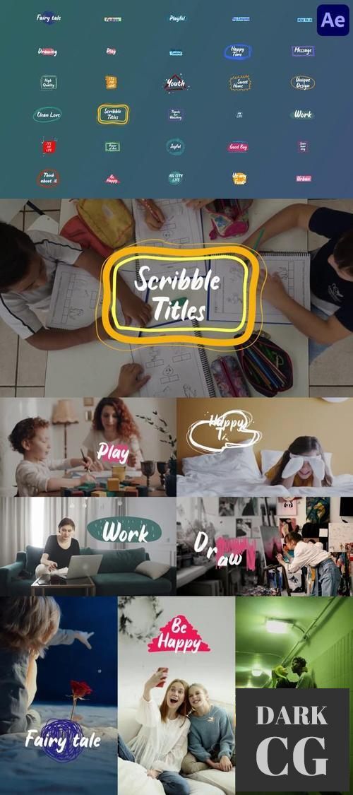 Scribble Titles for After Effects 37981888