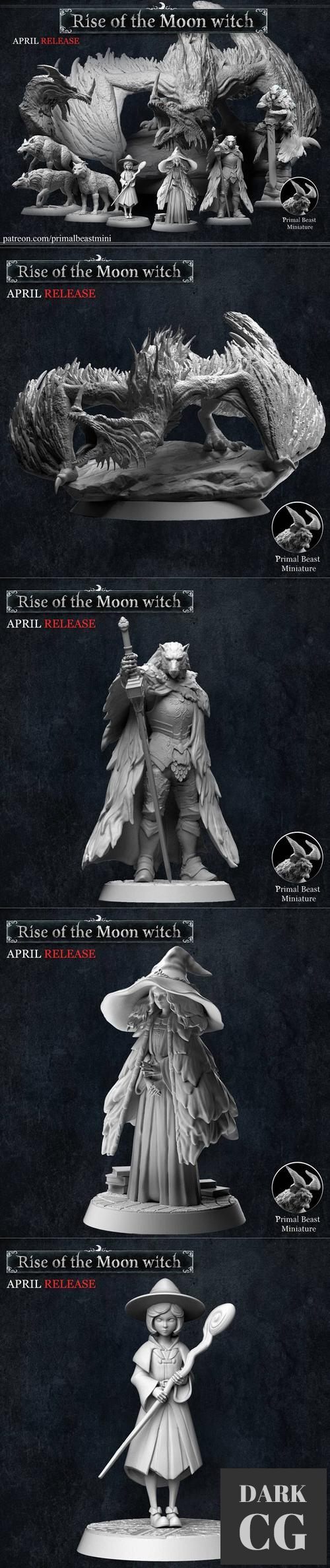 Rise of the Moon Witch - April Release – 3D Print
