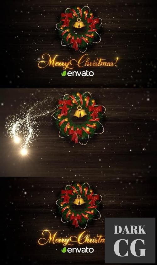 Christmas Wreath Card 25273178