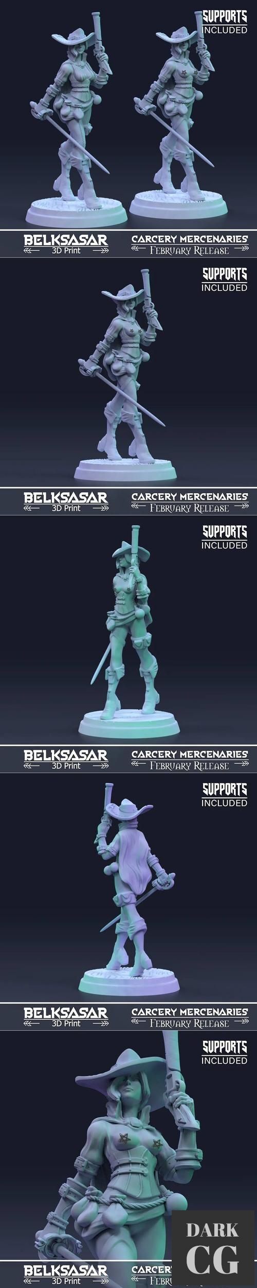 Elena the Duelist Nude and Normal – 3D Print