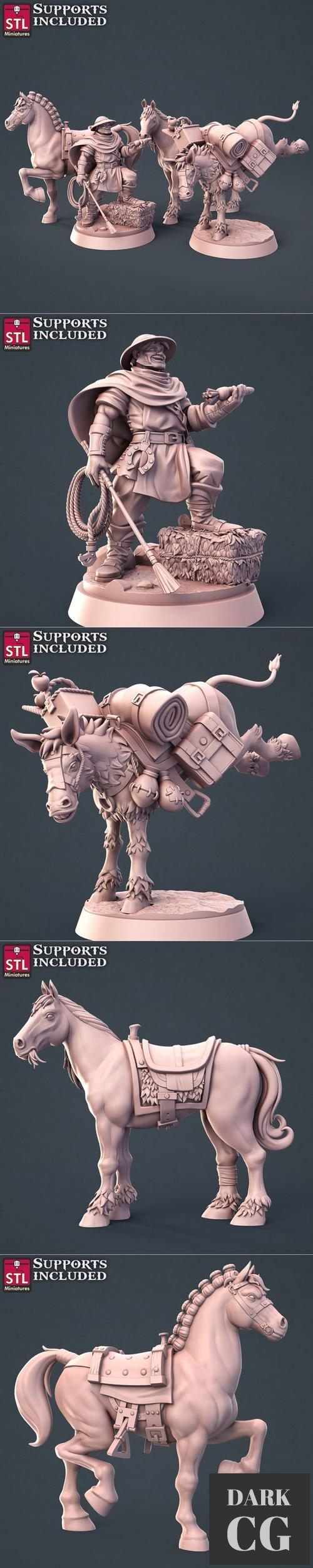 Horse Trainer Set – 3D Print