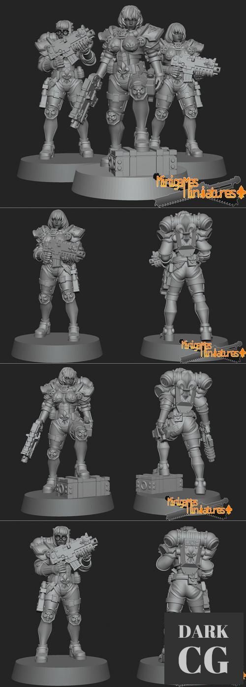 Space Nuns Anime Figurines Part 1 February 2022 – 3D Print