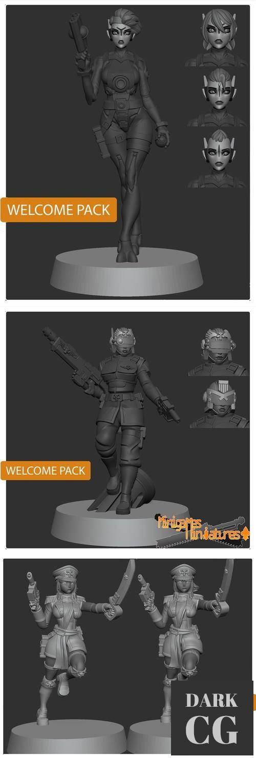 Minigames Miniatures - Welcome Pack April 2022 – 3D Print