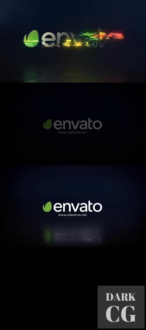 Rotating Glitch Logo 21728509