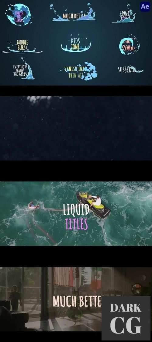 Liquid Cartoon Titles After Effects 37893591