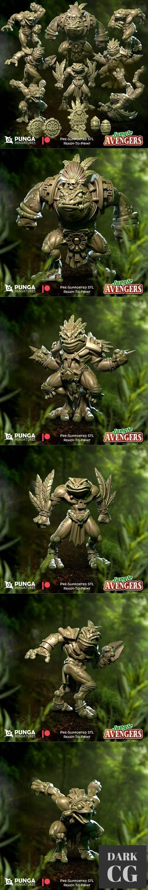 Punga Miniatures - Jungle Avengers Part 1 May 2022 – 3D Print