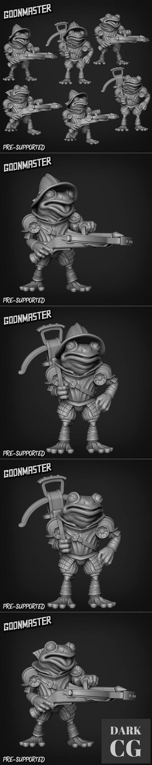Goon Master Games - Sacred Swamp - Frog Arbalest – 3D Print