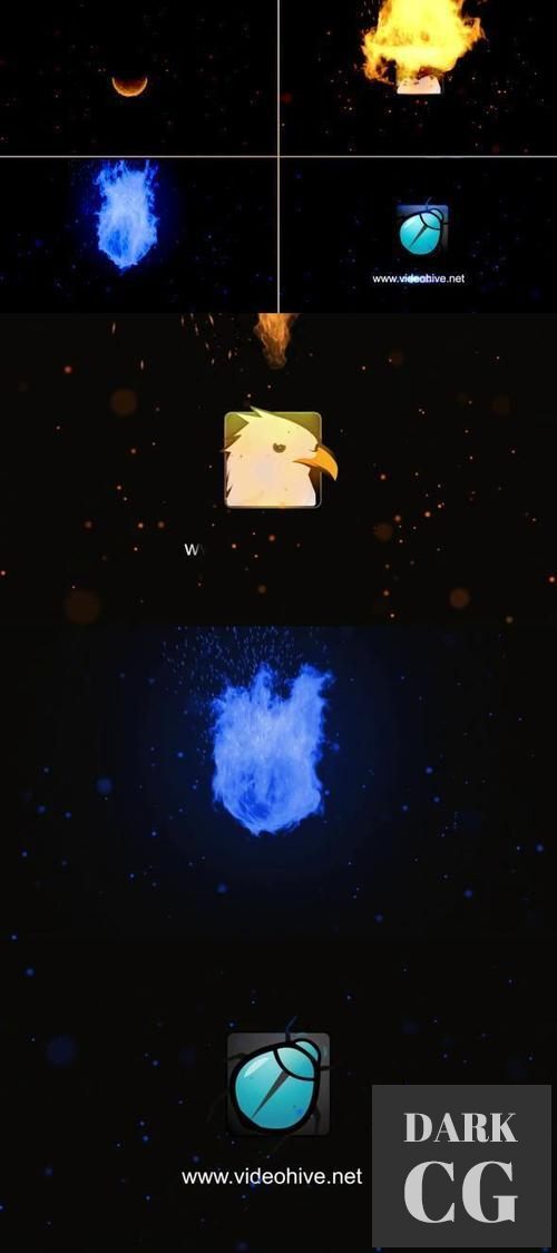 Sphere Fire Logo Reveal V2 12213462