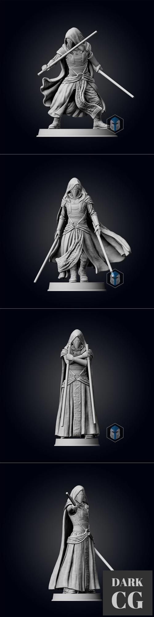 Darth Revan Figurine - Pose 1-4 – 3D Print