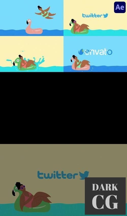 Vacation Logo for After Effects 38016049