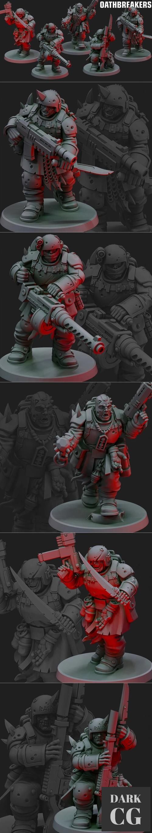 Red Pilgrim Miniatures - Oathbreakers – 3D Print