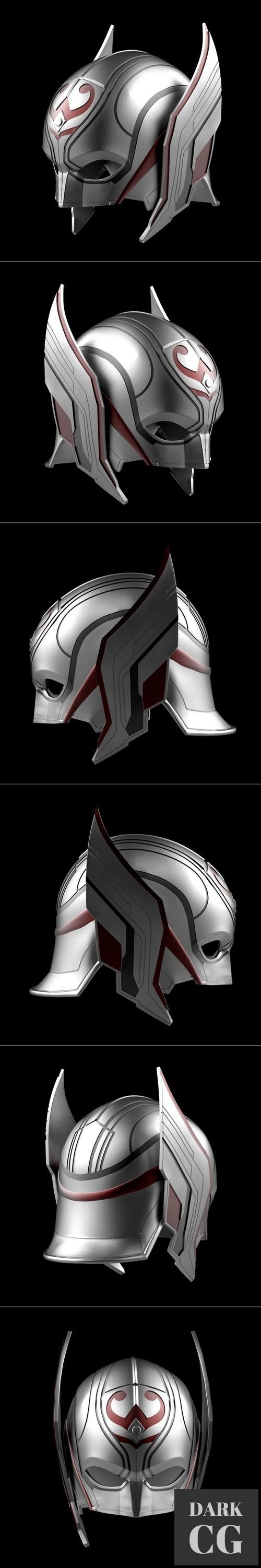 Lady Thor Helmet – 3D Print