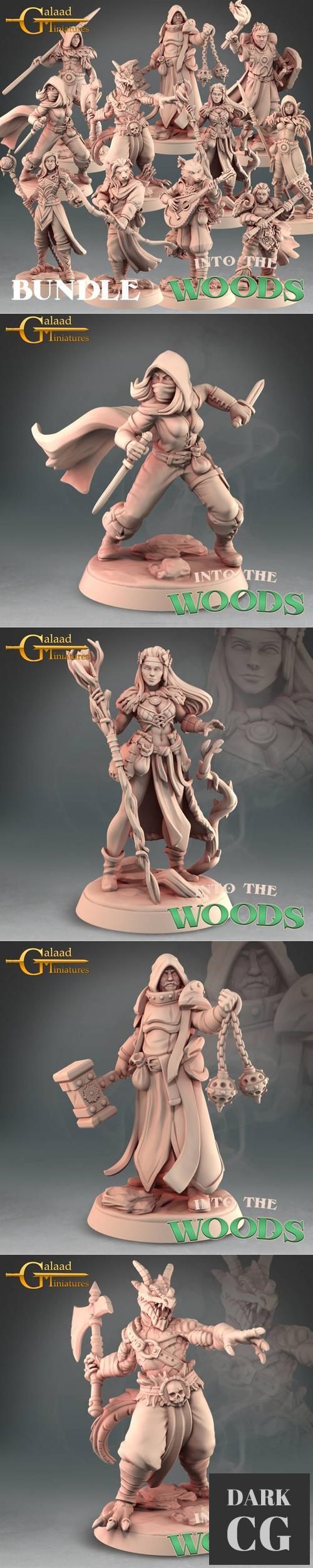 Galaad Miniatures - Heroes Bundle – 3D Print