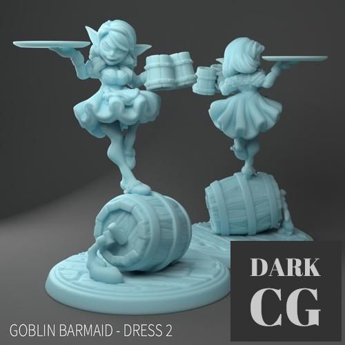 Stella the Goblin Barmaid - Dress 2 – 3D Print