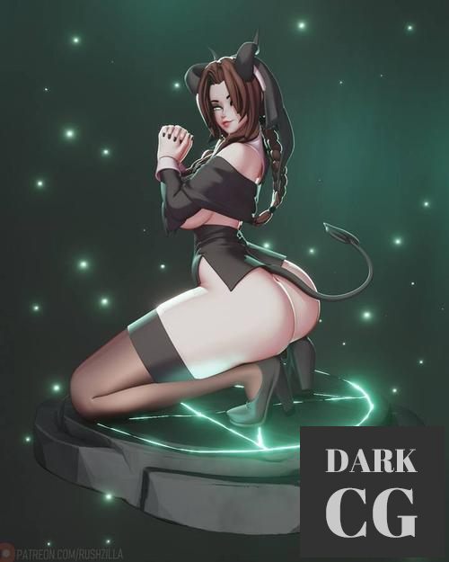 Rushzilla - Nun Succubus Aerith – 3D Print