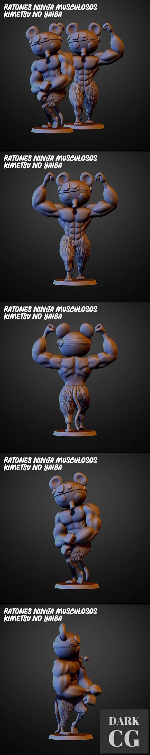 Muscle Ninja Mice - Kimetsu no Yaiba – 3D Print