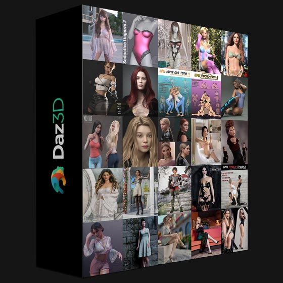 DAZ3D Poser Bundle 4 May 2022