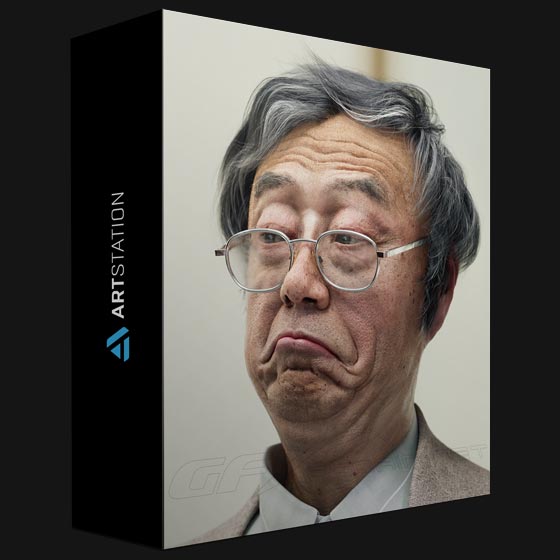 ArtStation Nakamoto Create a Realistic CG Portrait with Maya Zbrush Xgen Arnold and Mari by Wizix