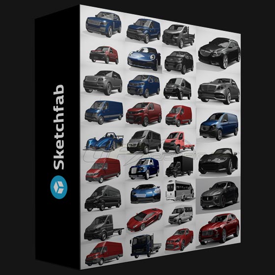 Sketchfab 1014 Car Models