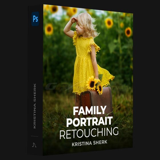 Kristina Sherk Family Portrait Retouching