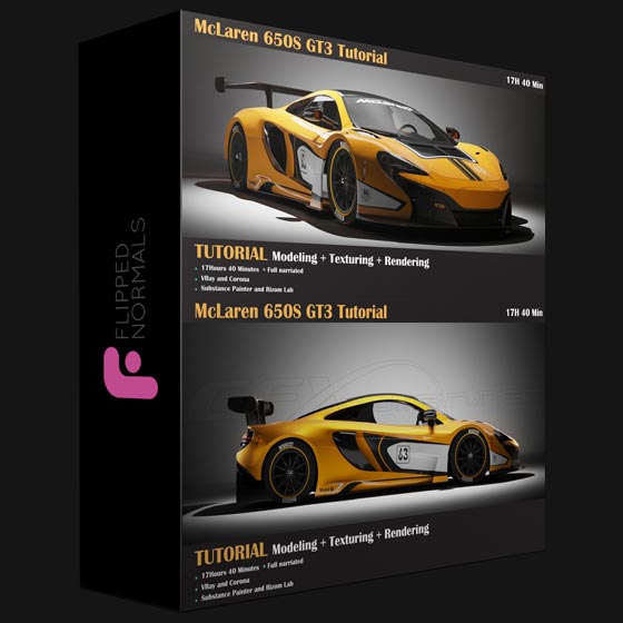 Flipped Normals Mclaren 650s Gt3 Tutorial Modeling Texturing Lighting