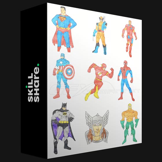 Skillshare Learn How To Draw 10 Superheroes