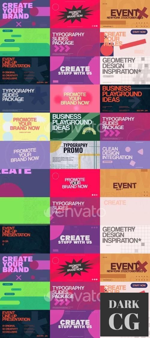 Typography Slides Pack 37122117