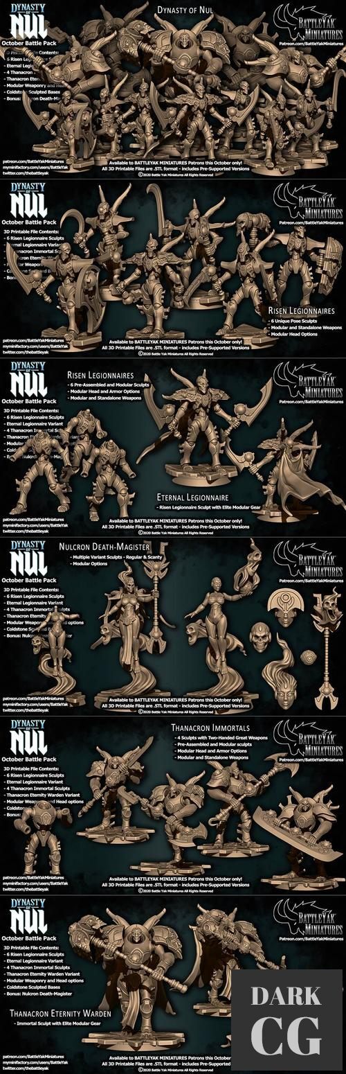 Battle Yak - Dinasty of Nul – 3D Print