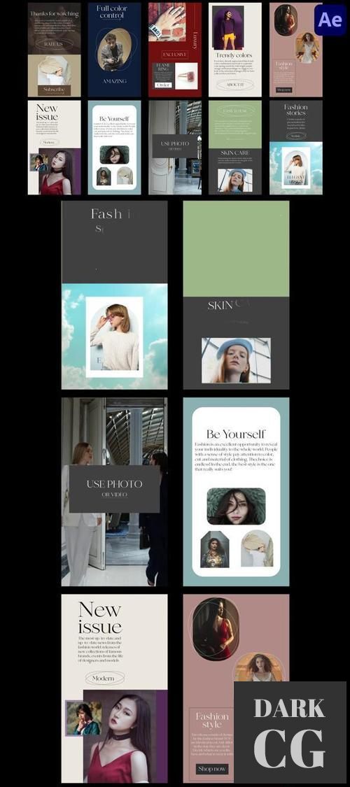 Fashion Stories After Effects 37702480