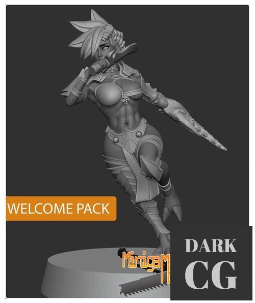 Minigames Miniatures - Welcome Pack - Demonesse – 3D Print