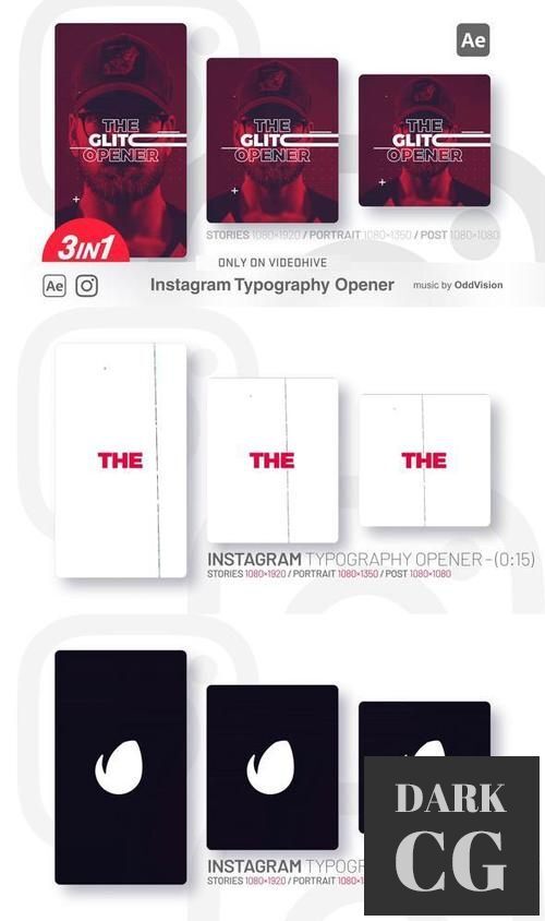 Instagram Typography Opener 35118689