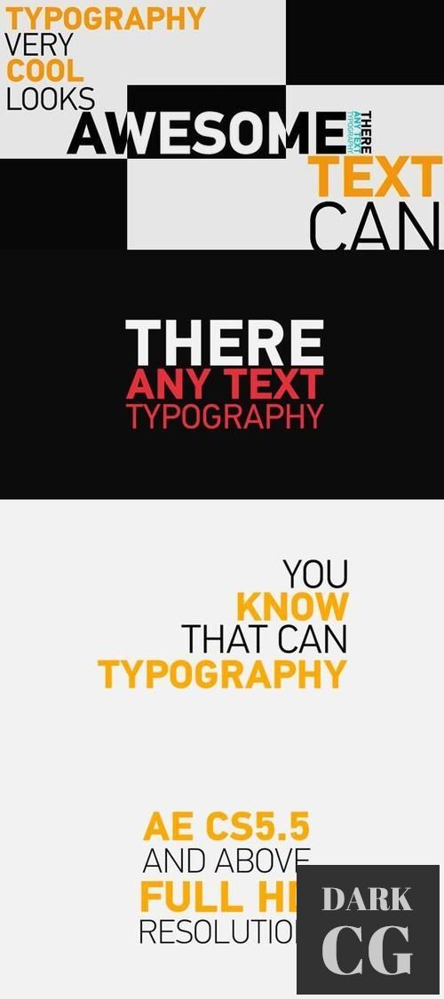 Mini Typography Pack 9445830