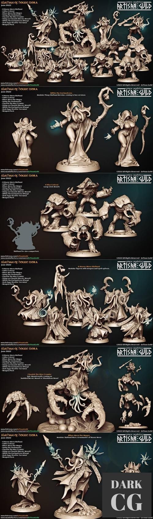 3D Model Artisan Guild Slathaai of House Mora June 2022 3D Print
