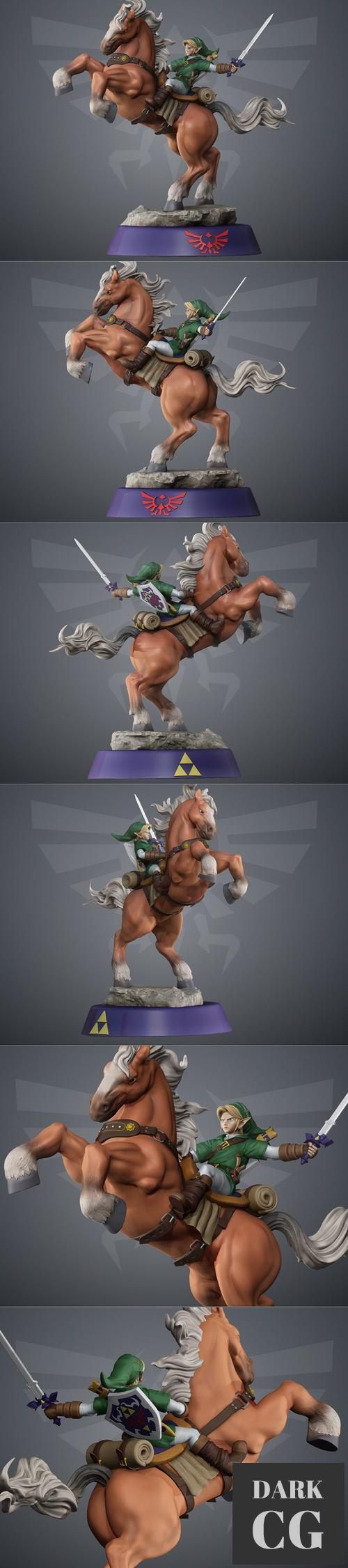 Link Epona Legend of Zelda – 3D Print