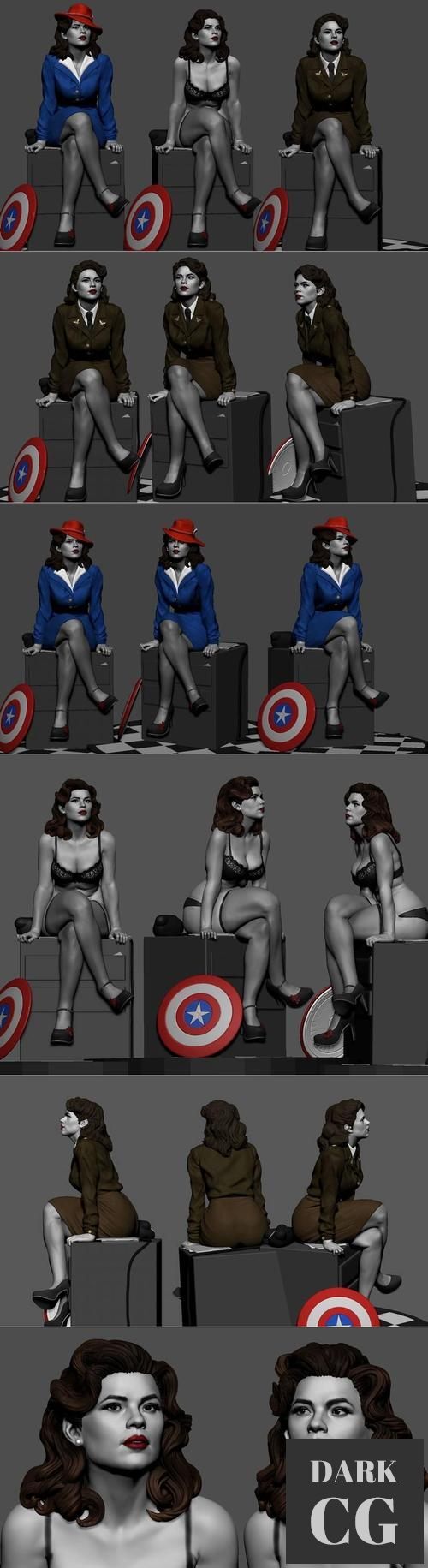 Agent Carter – 3D Print