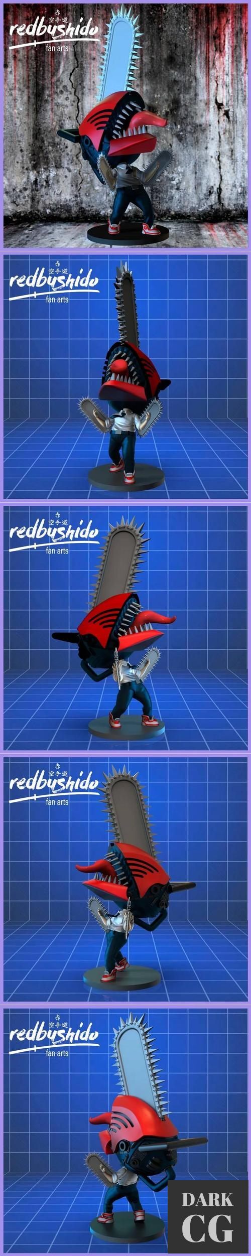 Chainsaw Man Nendoroid Style Fan Art – 3D Print