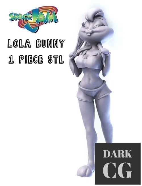 3D Model Lola Bunny Sexy 3D Print