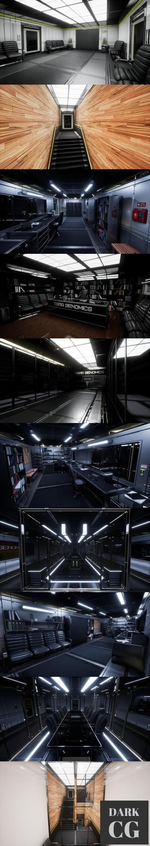 Unreal Engine Modular Sci Fi Office