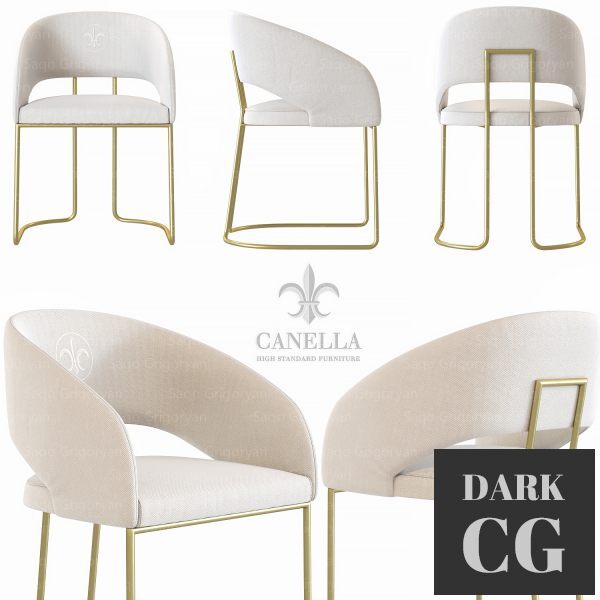 3D Model KLASS Chair By Muebles Canella