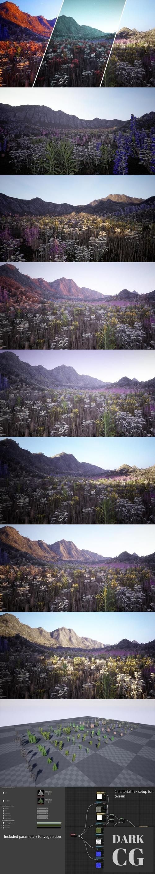 Unreal Engine – Mountains & Meadows I Outdoor Environment