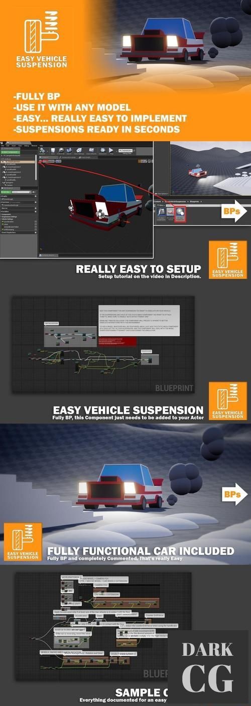 Unreal Engine Easy Vehicle Suspension v2