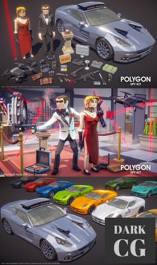 Unreal Engine POLYGON Spy Kit