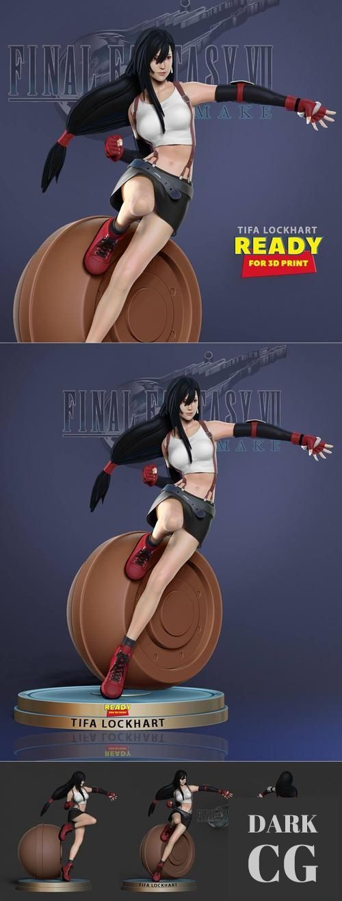 Tifa Lockhart Final Fantasy VII Remake – 3D Print