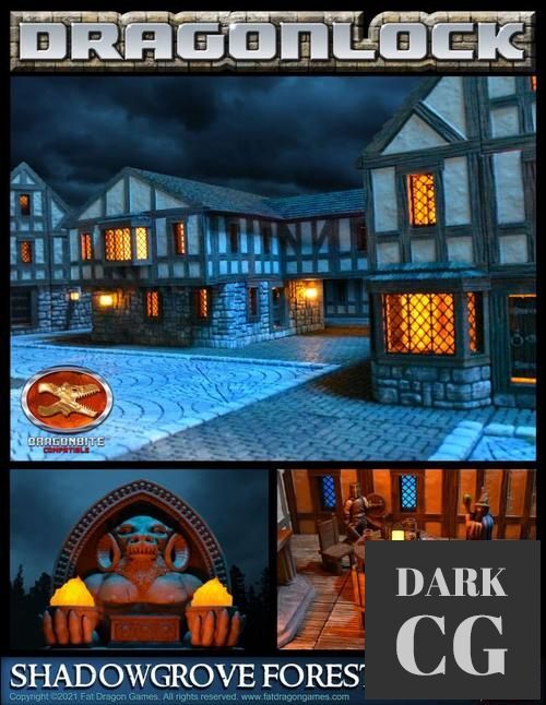 Fat Dragon Games - Dragonlock - Shadowgrove Set 1-2 – 3D Print